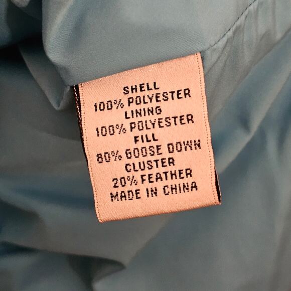 Talbots Petite Goose Down Feather Puffer Vest Size M Outdoors Camping Layers - Picture 5 of 6